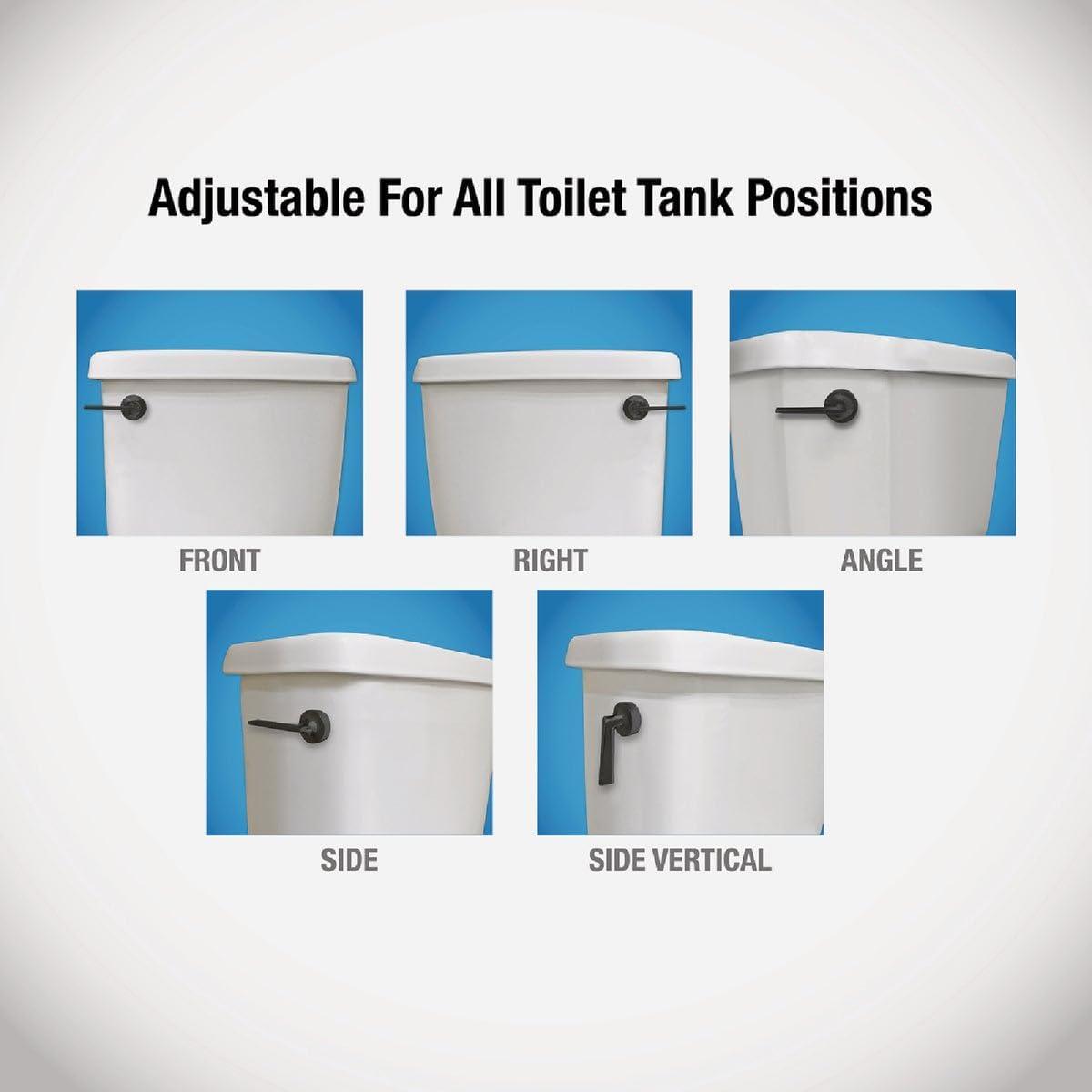 Danco Universal Blade Tank Lever Replacement Handle with Front/Side/Angle/Side/Vertical Mount in Matte Black (12052)