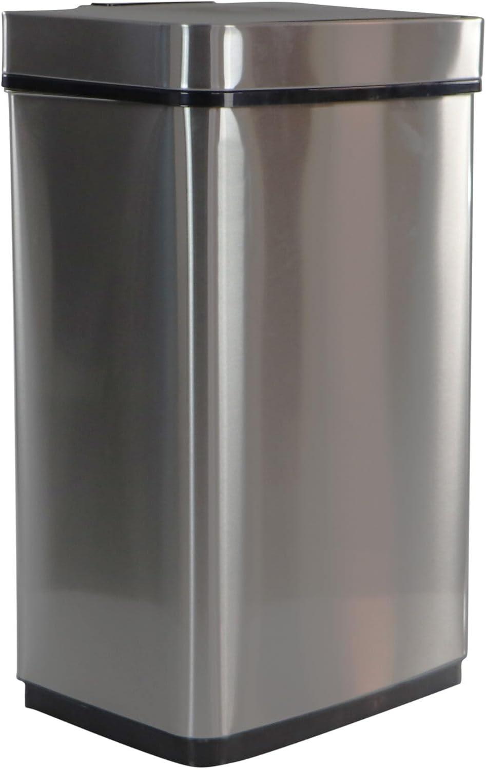Hanover Plastic Motion Sensor Kitchen Trash Can - 16 Gallons