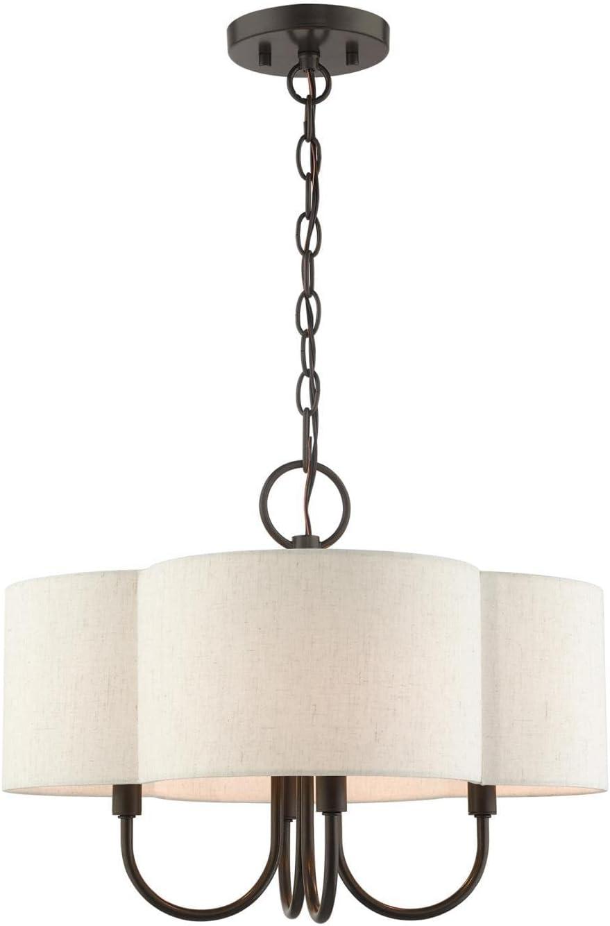 Livex Lighting Solstice 4 - Light Chandelier in  English Bronze