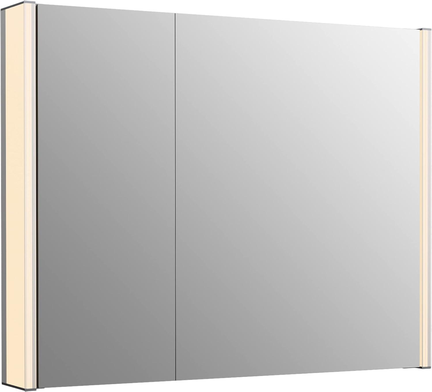 Maxstow Surface Mount Frameless Medicine Cabinet with LED Lighting