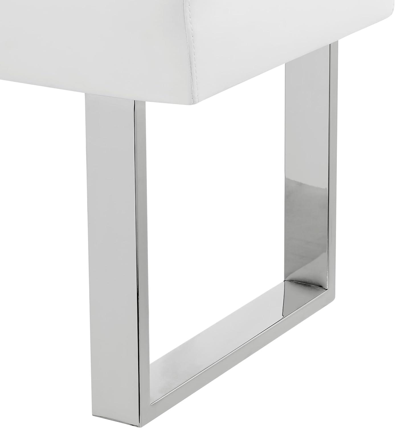Amanda Faux Leather Bench - Armen Living