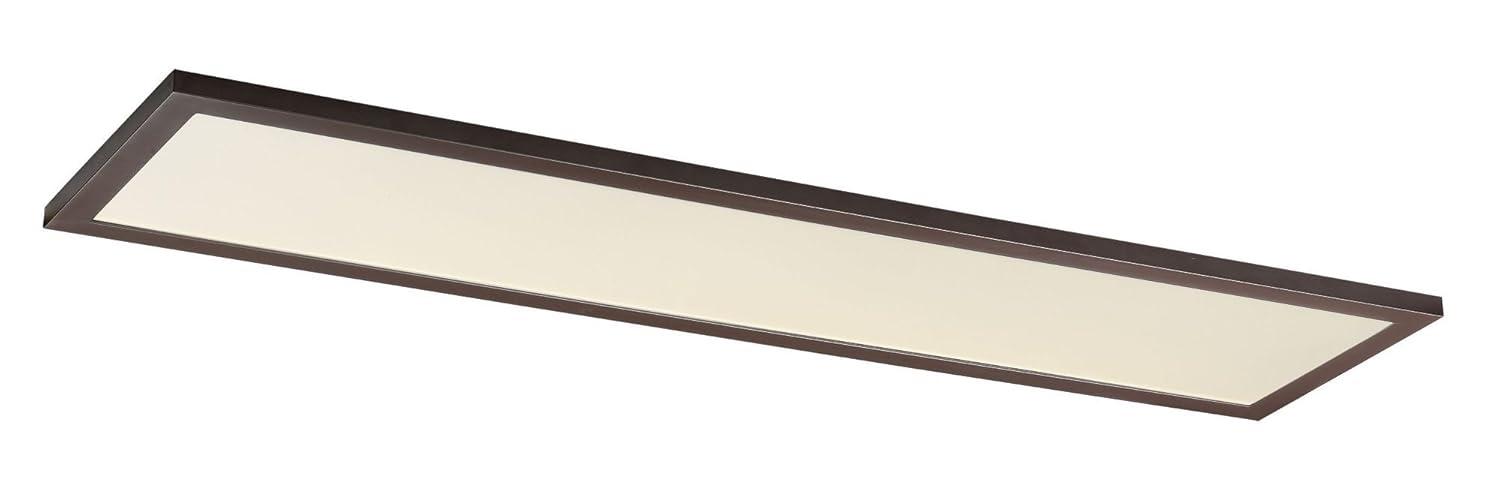 Maxim 57764WTBZ 12 x 48 in. Sky Panel LED 3000K Flush Mount, Bronze