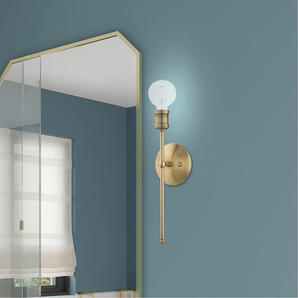 Lansdale 15'' Antique Brass Dimmable Wall Sconce