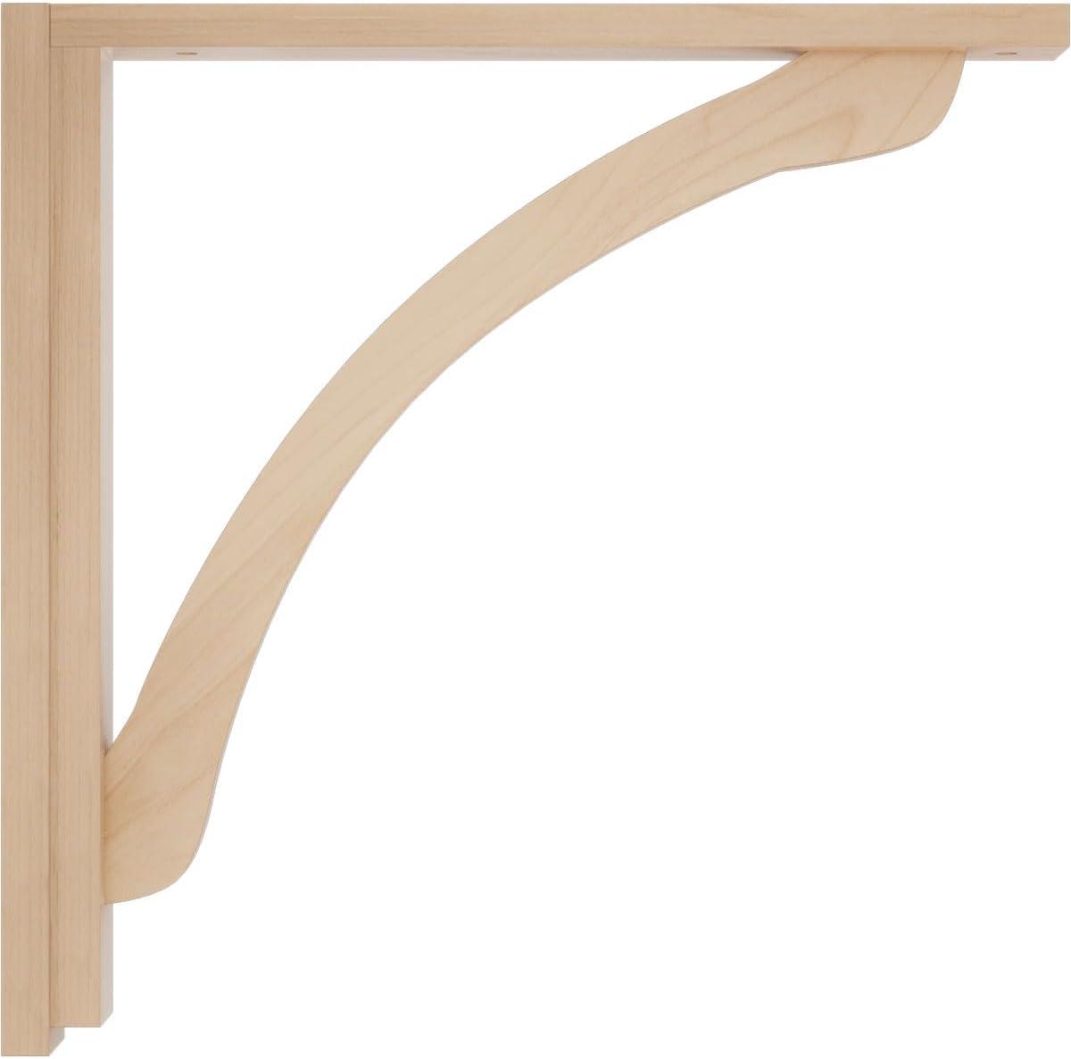 Ekena Millwork Reese H 2.5'' W D Wood Bracket / Corbel
