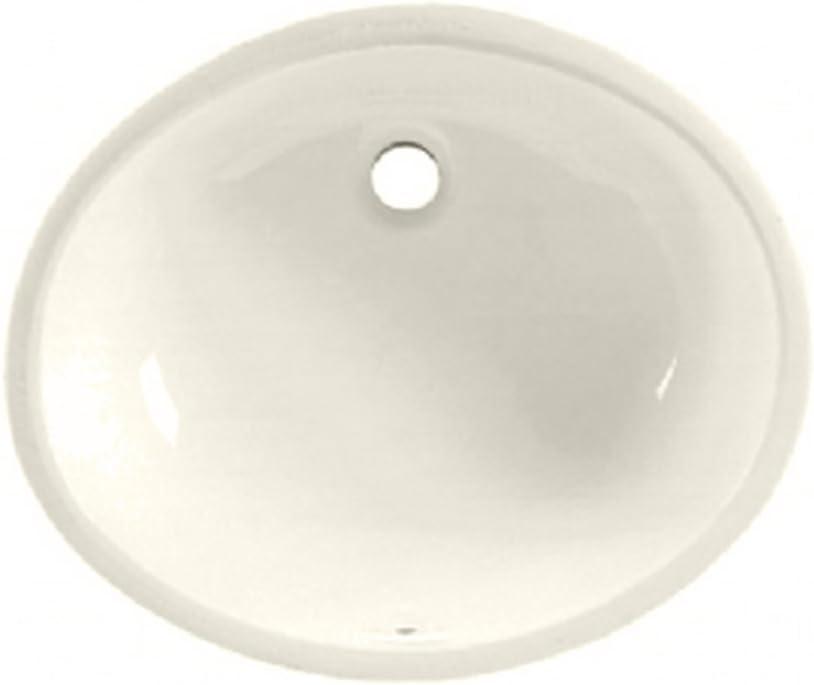 Linen Ceramic Oval Undermount Bathroom Sink