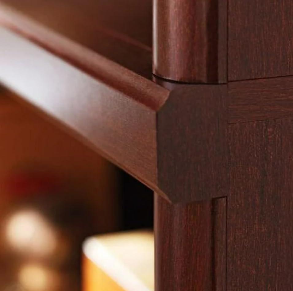 70" 5 Shelf Bookcase Select Cherry Red - Sauder: Transitional Style, MDF Frame, Adjustable Shelves