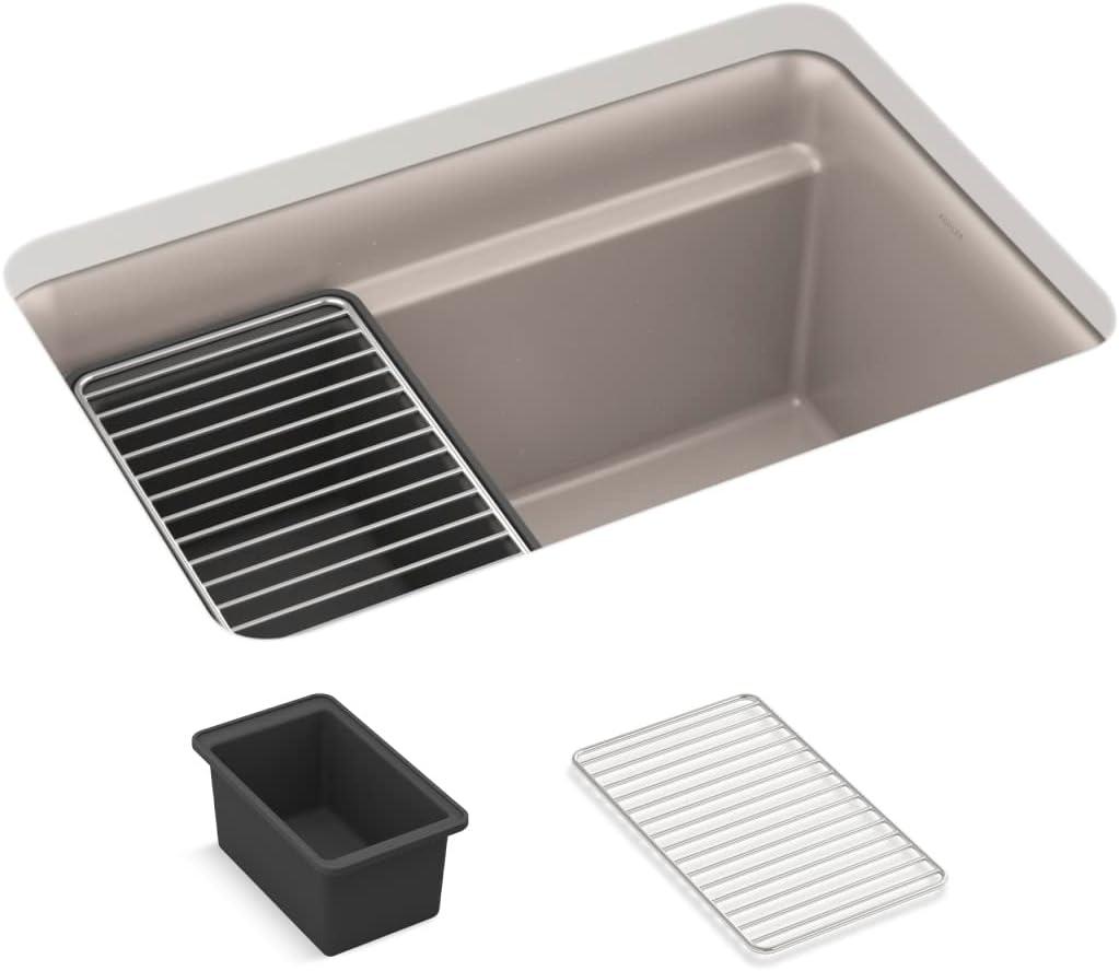 Cairn 27-1/2 in. X 18-5/16 in. X 12-5/8 in. Undermount Utility Sink