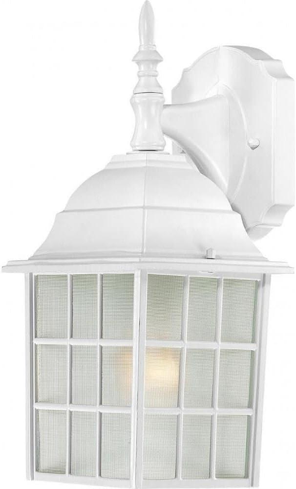 White Dimmable Outdoor Lantern Wall Mount