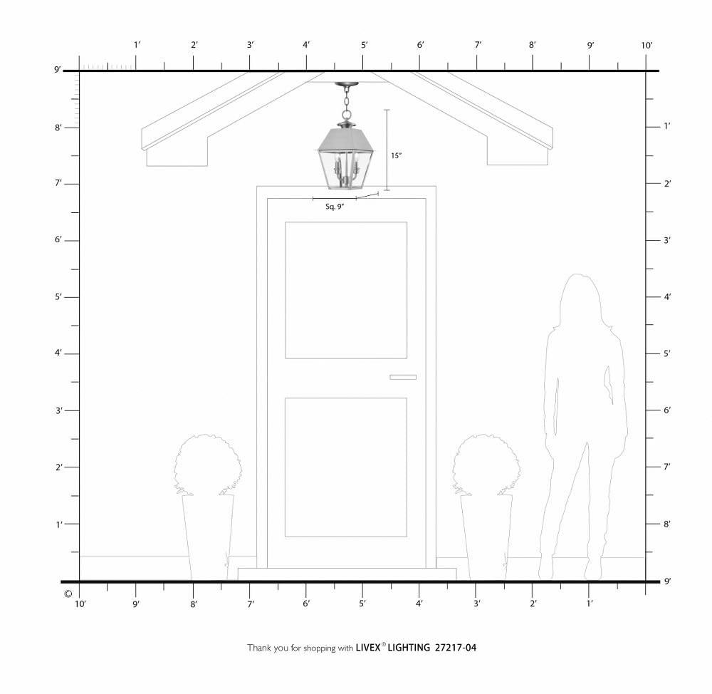 Livex Lighting Mansfield 2 - Light Pendant in  Black