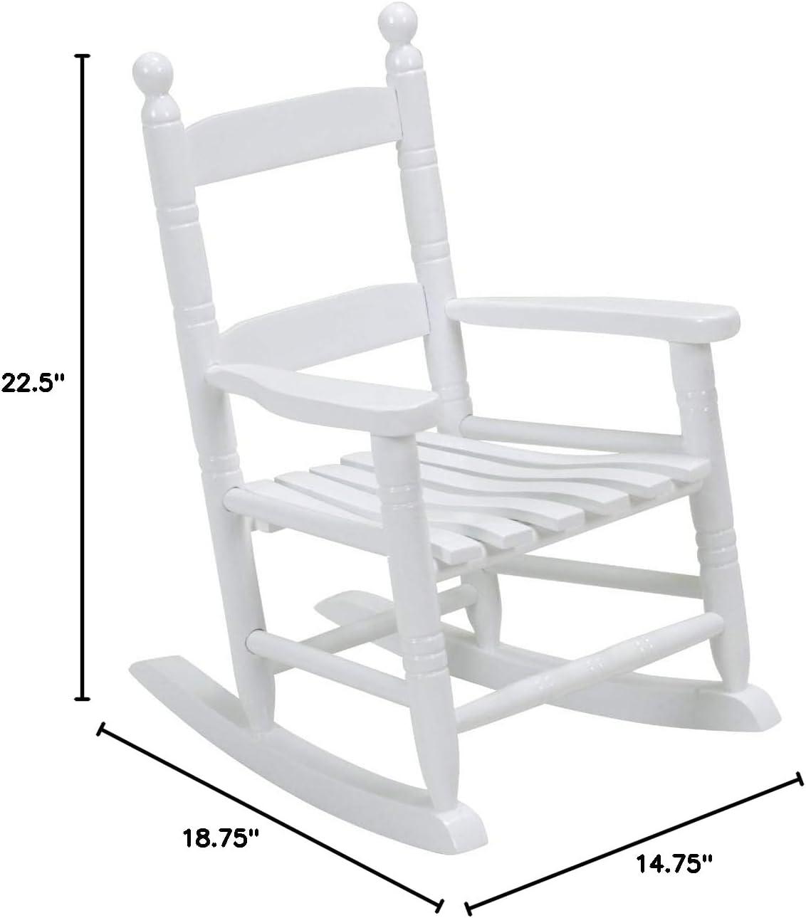 Jack Post Children's Rocker in White