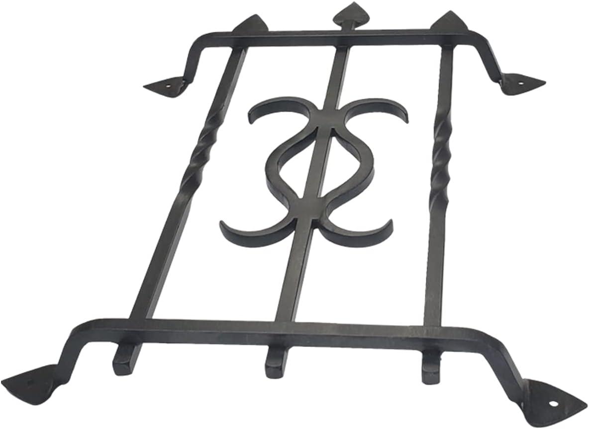 Prima Decorative Hardware Gate Speakeasy Grille Iron Scroll Design 103