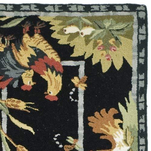 Chelsea HK56 Handmade Runner Rug - 2'6"x10' - Black - Safavieh