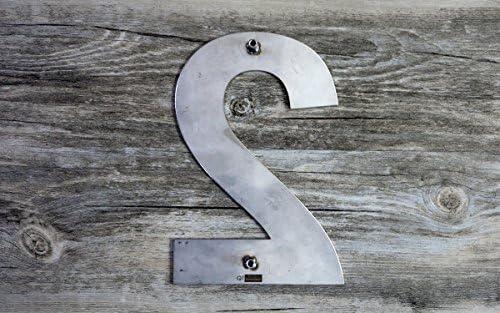 HASWARE 6" H Metal Floating House Number