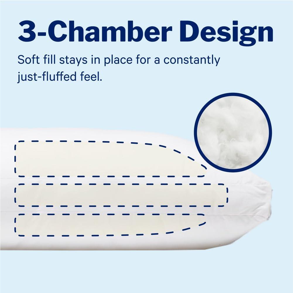 Casper Sleep Essential Pillow, Standard, Two Pack (Set of 2)