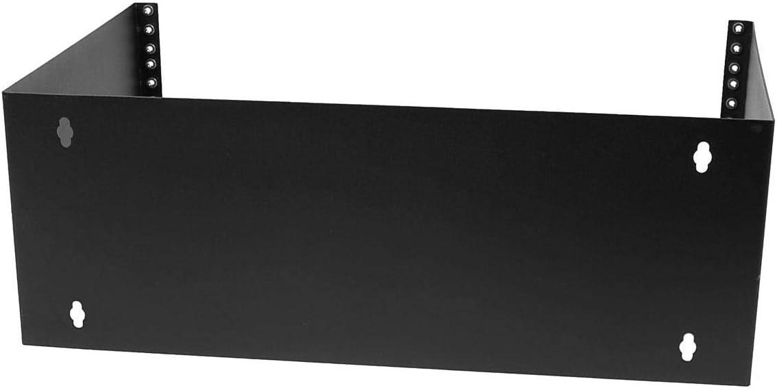 Monoprice 4U Wall Mount Rack, 19-inch Bracket for Patch Panels, Network Switches, Servers, and IT Equipment, 7in x 19in