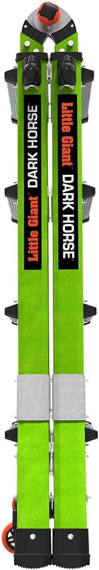Little Giant Ladder Systems Multipurpose Dark Horse Ladder, 4 to 7 ft, Fiberglass Multi-color