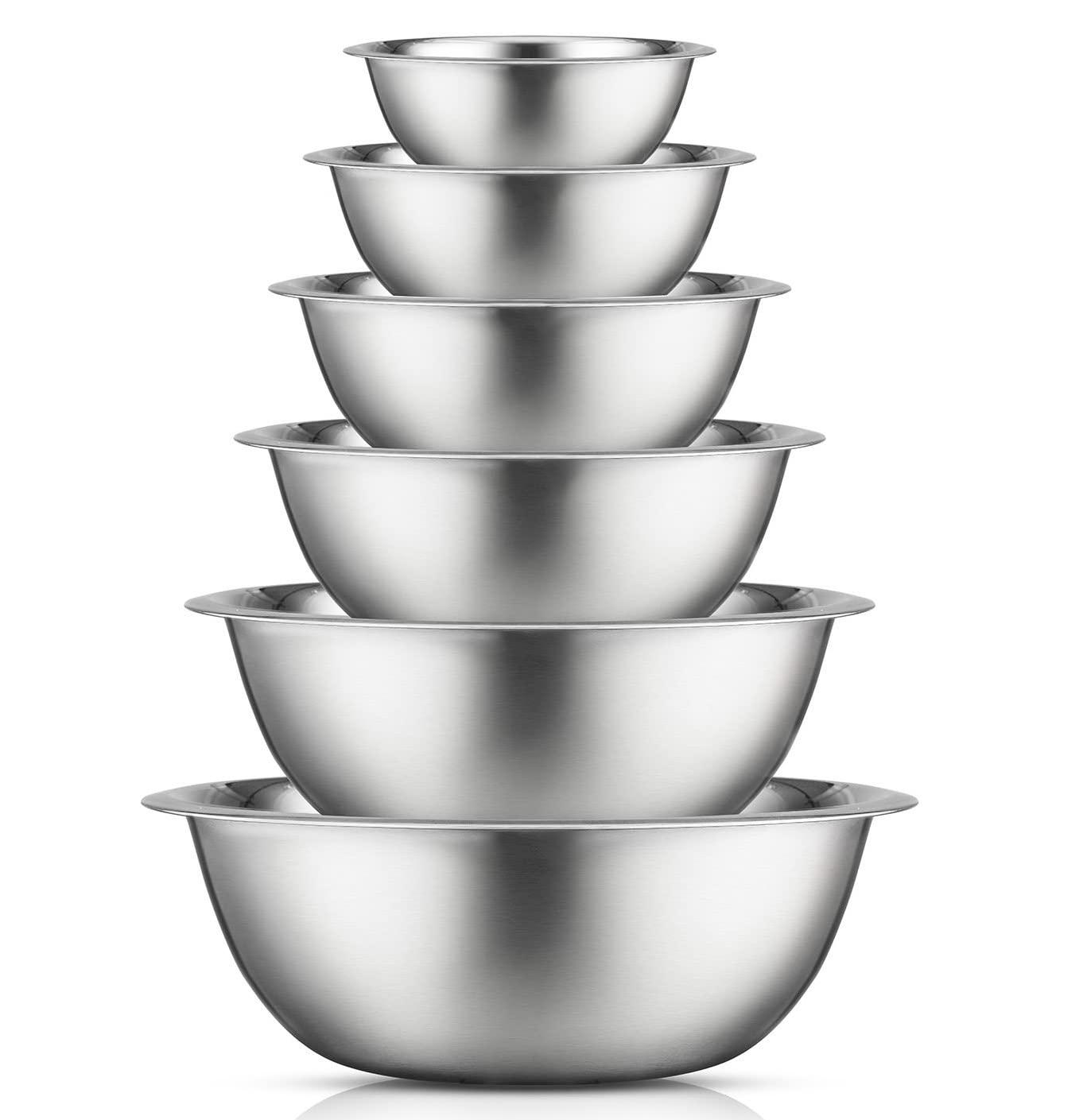 JoyJolt Joyjolt Stainless Steel Mixing Bowl, Set Of 6