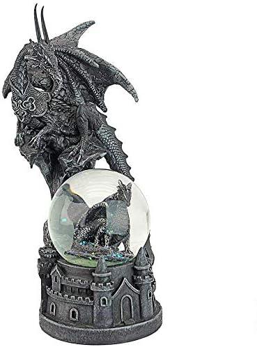 Design Toscano The Dragons of Castle Malahide Gothic Water Globe