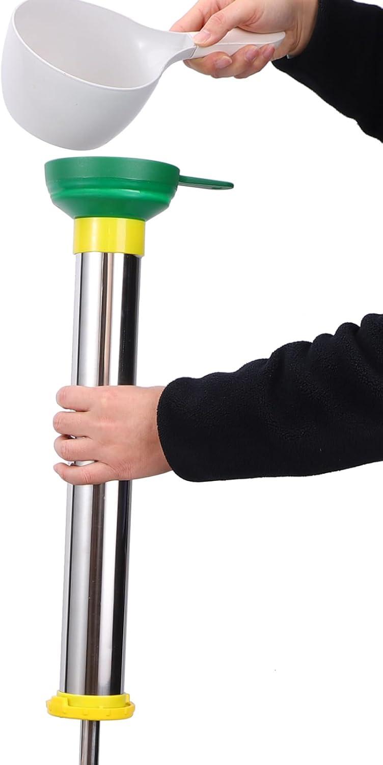 Mortar Gun Grout Gun Cement Caulk Gun Stainless Steel Lime Caulking Gun Brick Pointing Tools with 5 Nozzles