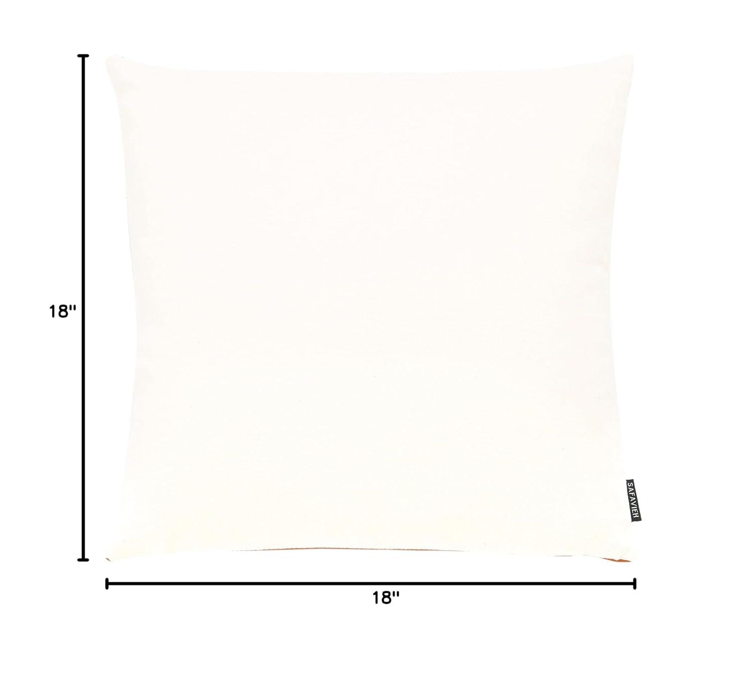 Safavieh Chevron Faux Leather Reversible Throw Pillow