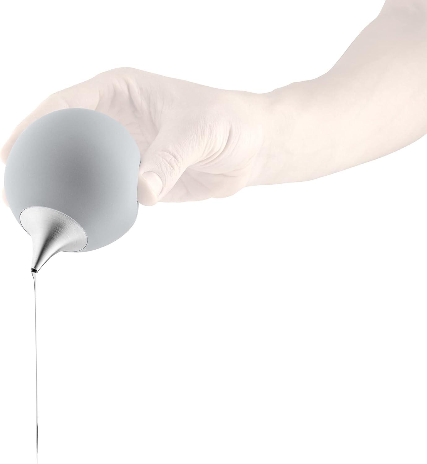 EVA SOLO | Soap Dispenser | Silicone with a Stainless Steel Spout for Kitchen Dish or Hand Soap | Danish Design, Functionality & Quality | Marble Grey