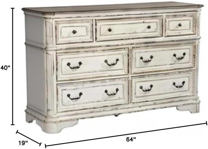 Magnolia Manor 7 Drawer Dresser