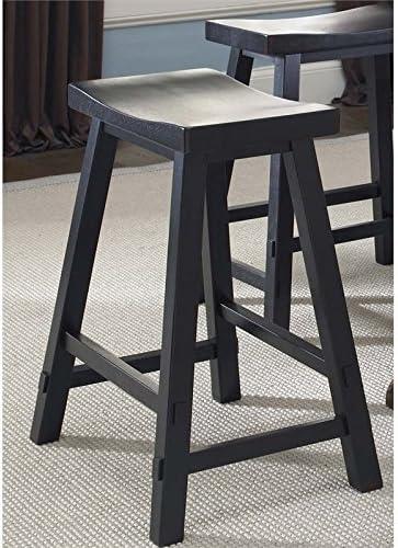 Liberty Furniture Creations 30 Inch Sawhorse Barstool - Black
