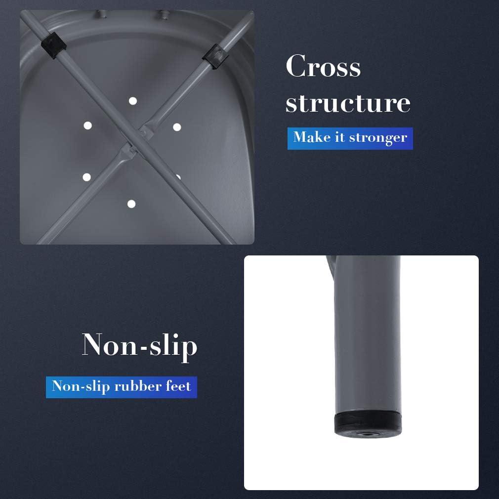 Metal Chairs Set of 4, Stackable Metal Patio Chairs 18 Inch Seat Height, Indoor/Outdoor Tolix Side Chair with Back, 330LBS Weight Capacity, Chic Kitchen Dining Chairs, Black