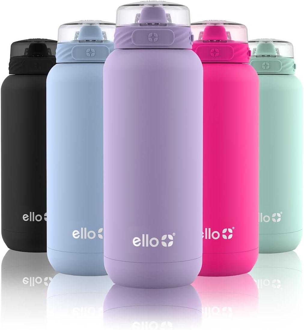 Lilac 32oz Stainless Steel Insulated Water Bottle with Straw