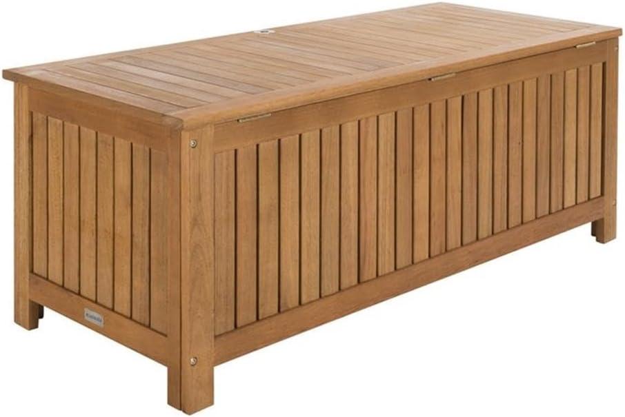 Abri 47.63 Inch L Outdoor Cushion Deck Box  - Safavieh