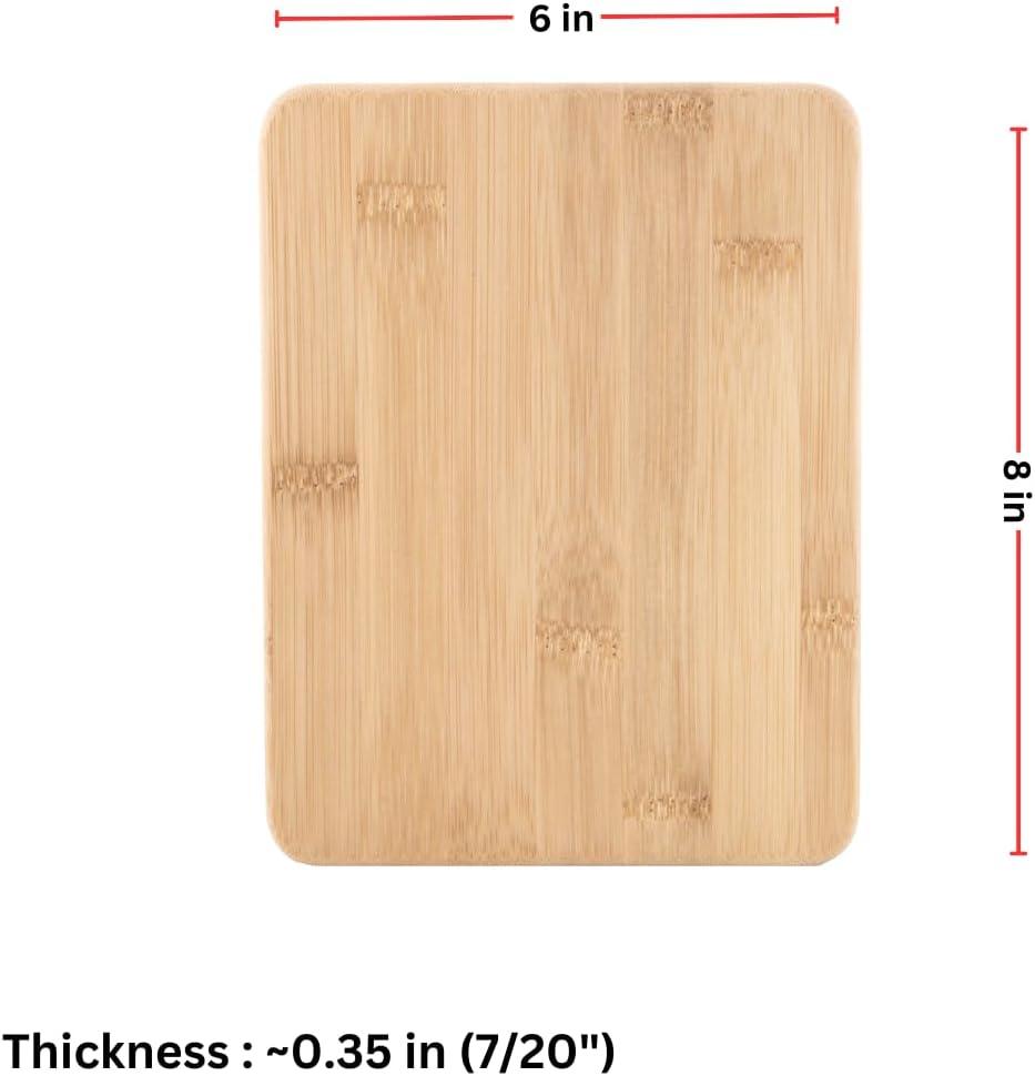 Set of 24 Rectangular Bamboo Cutting Boards for Engraving