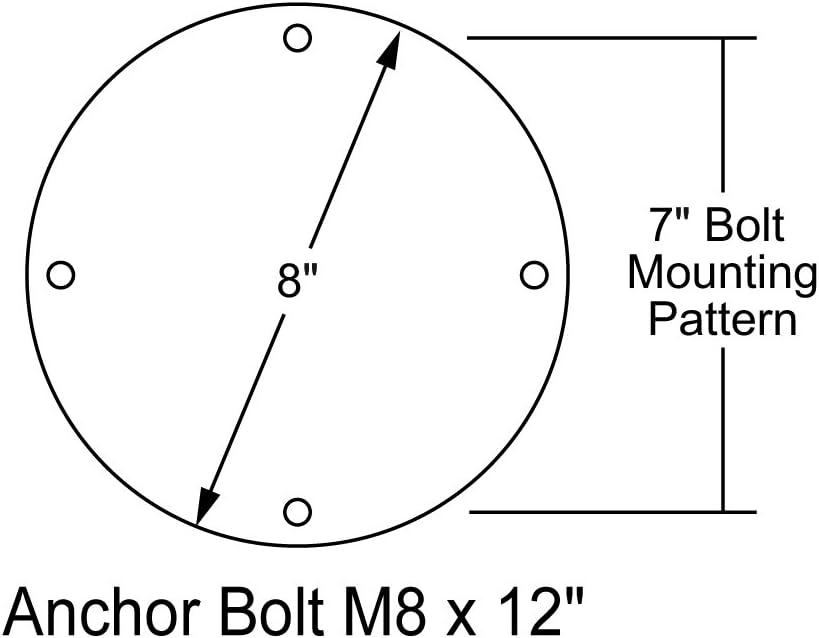 Acclaim Lighting C2403BK Matte Black Flange Base