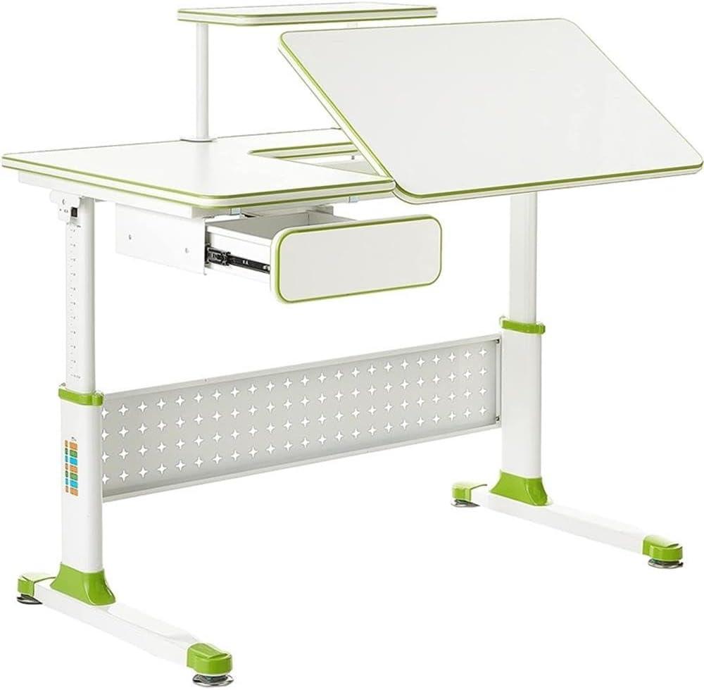 ApexDesk Little Soleil DX 43 W Children's Height Adjustable Study Desk Green