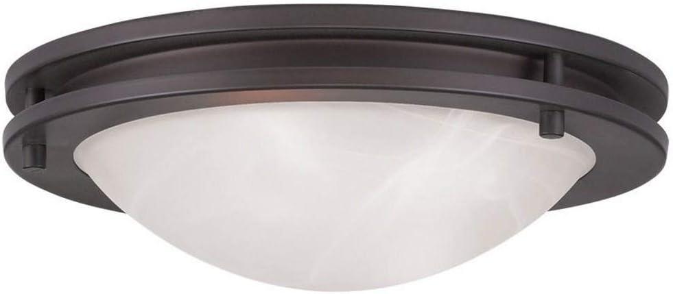 Livex Lighting Ariel 2 - Light Flush Mount in  Bronze