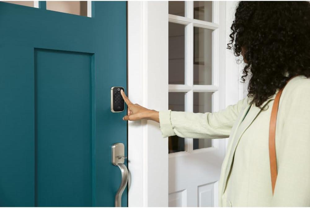 Yale Assure Lock 2 Satin Nickel Smart Lock Electronic Deadbolt Bluetooth Fingerprint Keypad