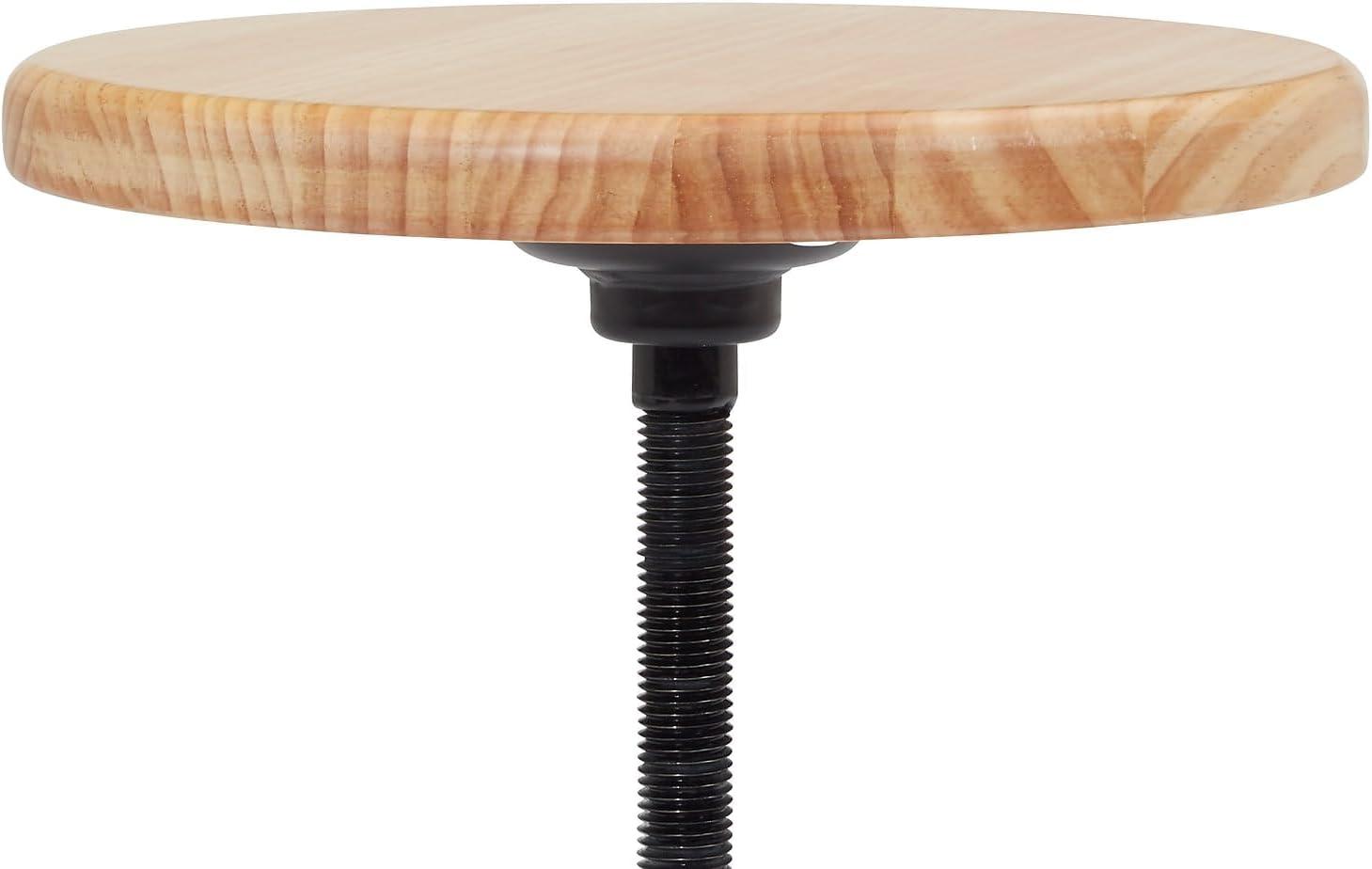 National Public Seating Adjustable Height Ergonomic Lab Stool with Footring