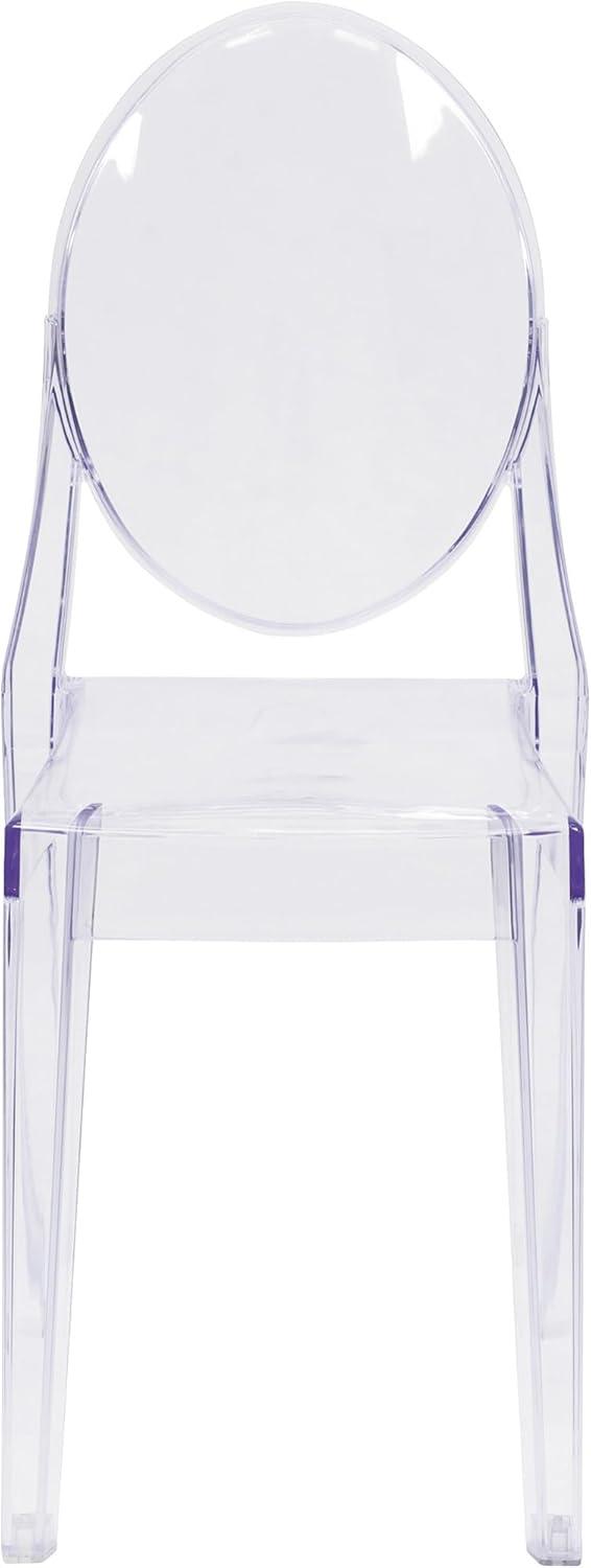 Cheryl Clear Transparent Plastic Side Chair