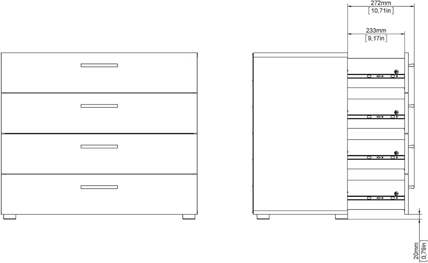 Jantz 4 - Drawer Dresser