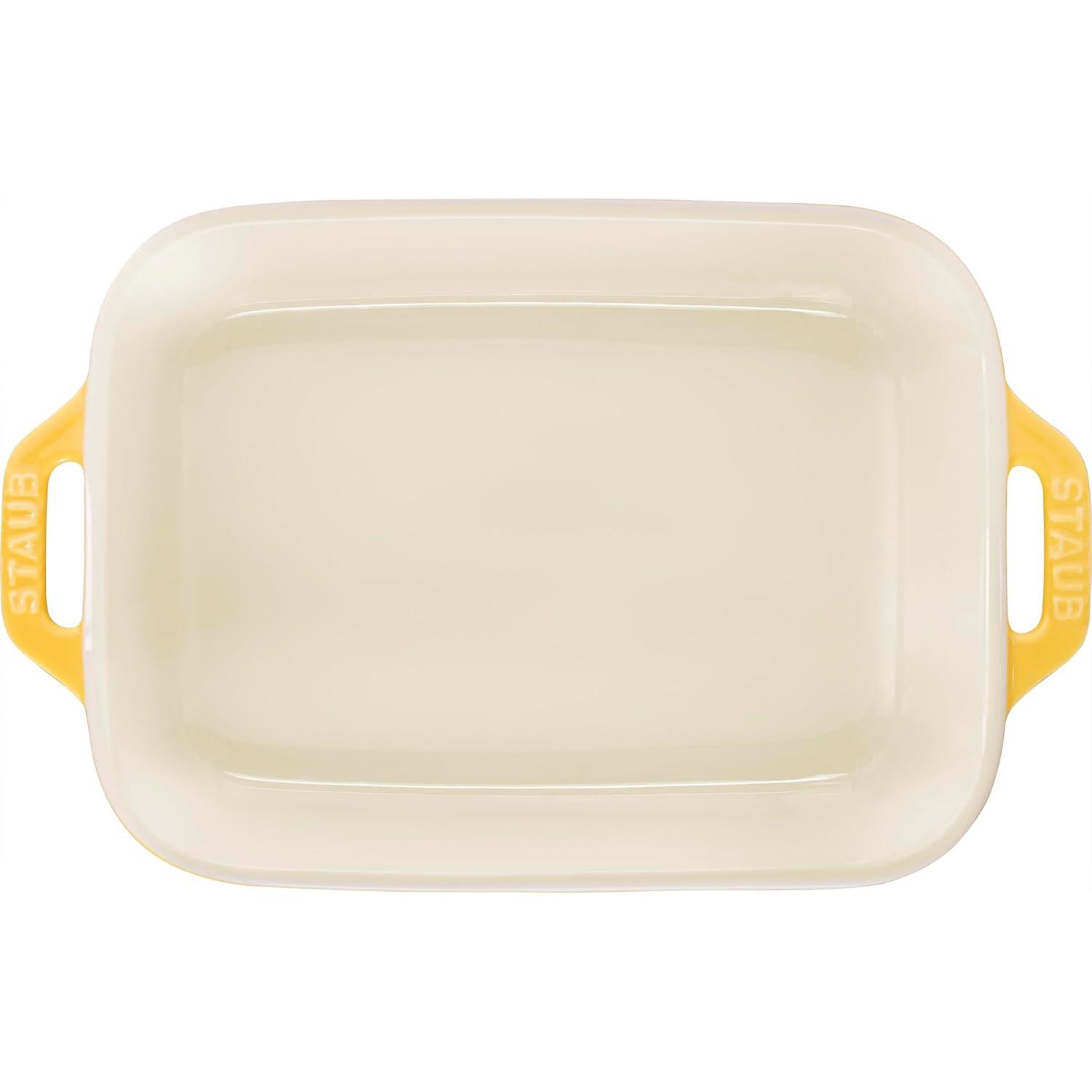 Staub ® Citron Rectangular Bakers, Set of 2