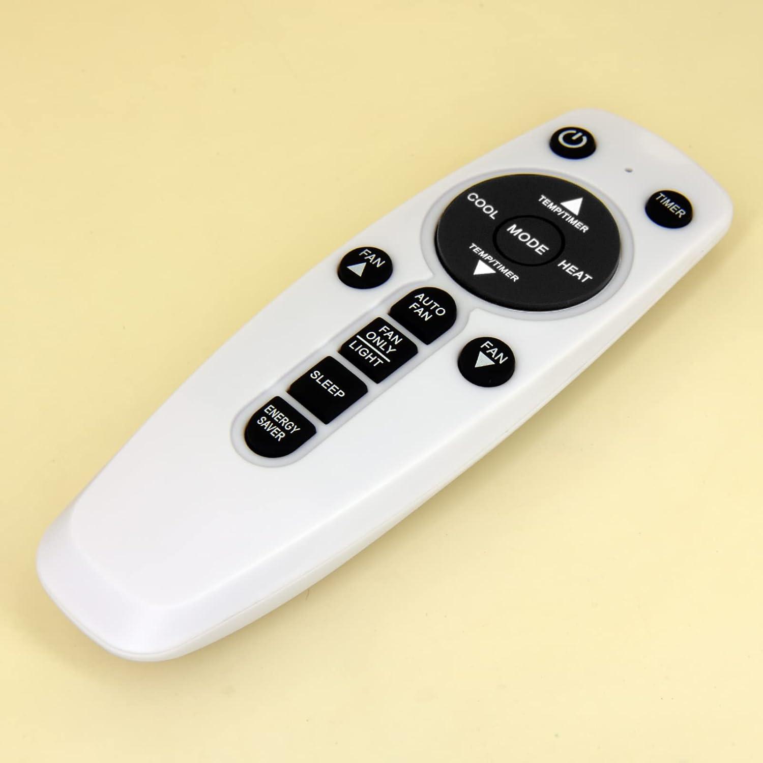 White and Blue Replacement Remote Control for Frigidaire Air Conditioner