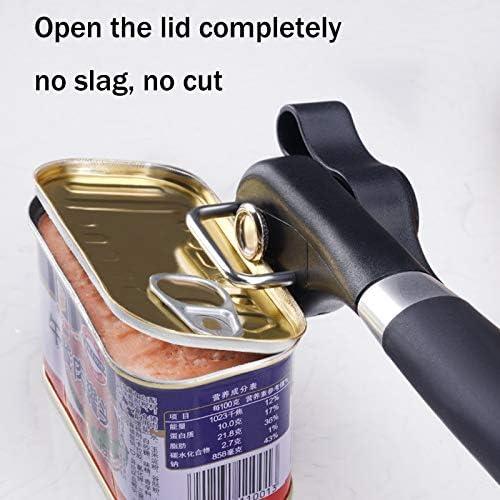 Safe Cut Can Opener, Smooth Edge Can Opener - Can Opener handheld, Manual Can Opener, Ergonomic Smooth Edge, Food Grade Stainless Steel Cutting Can Opener for Kitchen & Restaurant