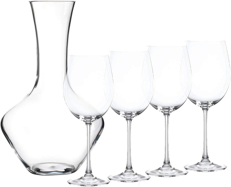 Nachtmann Vivendi Decanter with Glasses, Set of 5 Pieces,63.5 oz.