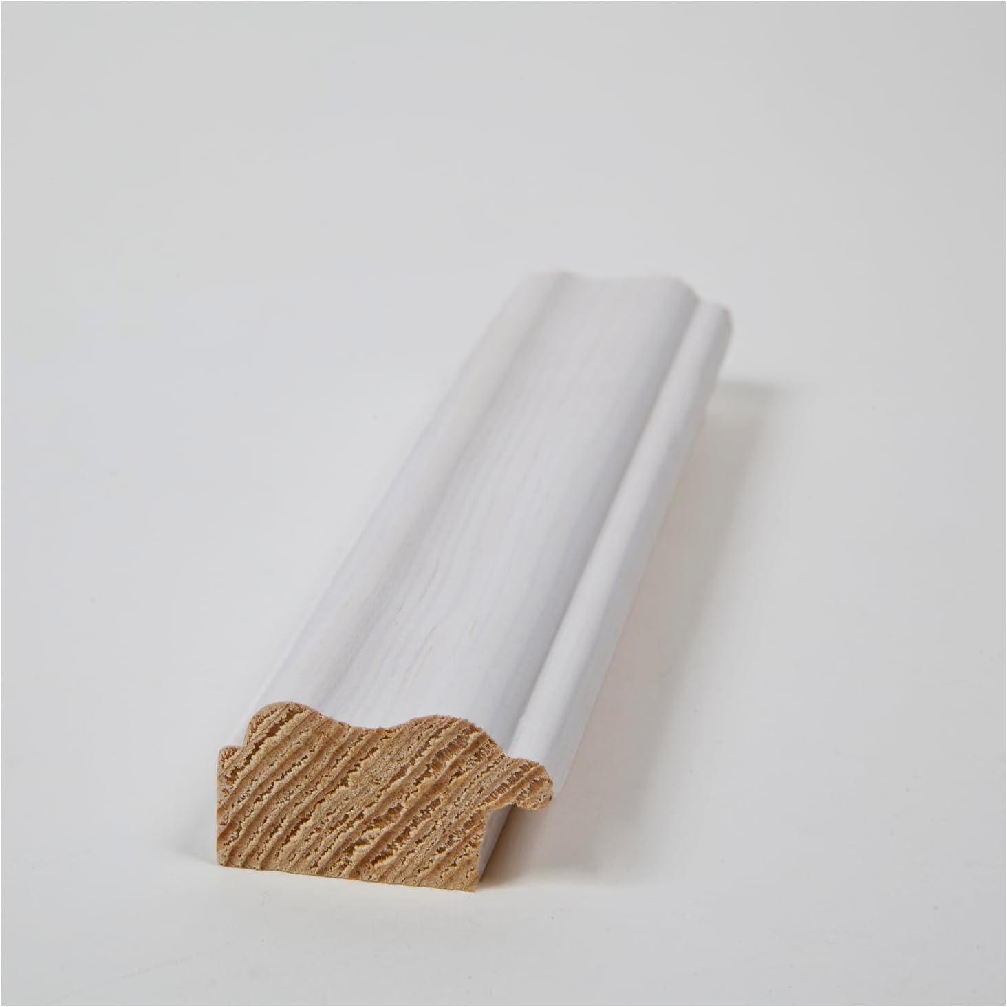 ArtToFrames 10x20 Inch White Picture Frame, This 1.5" Custom Wood Poster Frame is Off White Wash Barnwood Style Frame, for Your Art or Photos - Comes with Regular Glass, WOM0066-56673-YWHT-10x20