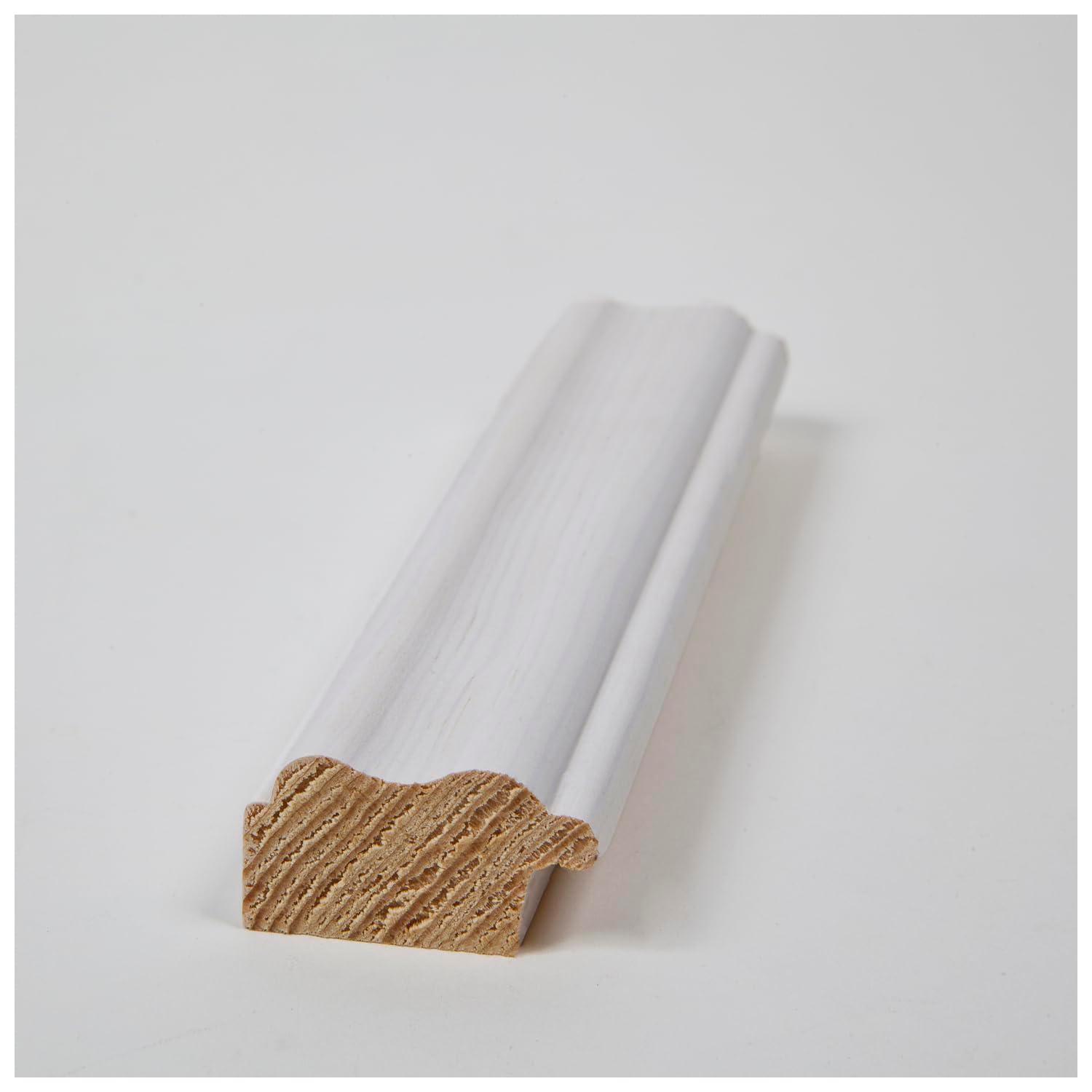 ArtToFrames 10x20 Inch White Picture Frame, This 1.5" Custom Wood Poster Frame is Off White Wash Barnwood Style Frame, for Your Art or Photos - Comes with Regular Glass, WOM0066-56673-YWHT-10x20