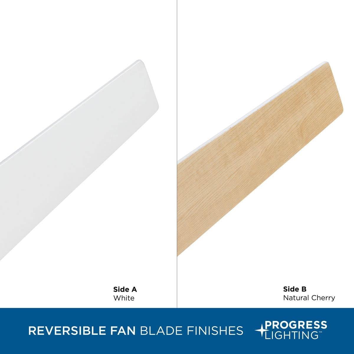 Braden 56" Integrated LED Indoor Satin White Mid-Century Modern Ceiling Fan with Light Kit and White Opal Shade and Remote Control