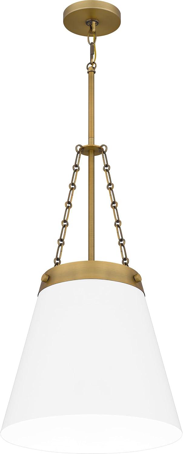 Quoizel Lighting 1 - Light Pendant in  Aged Brass