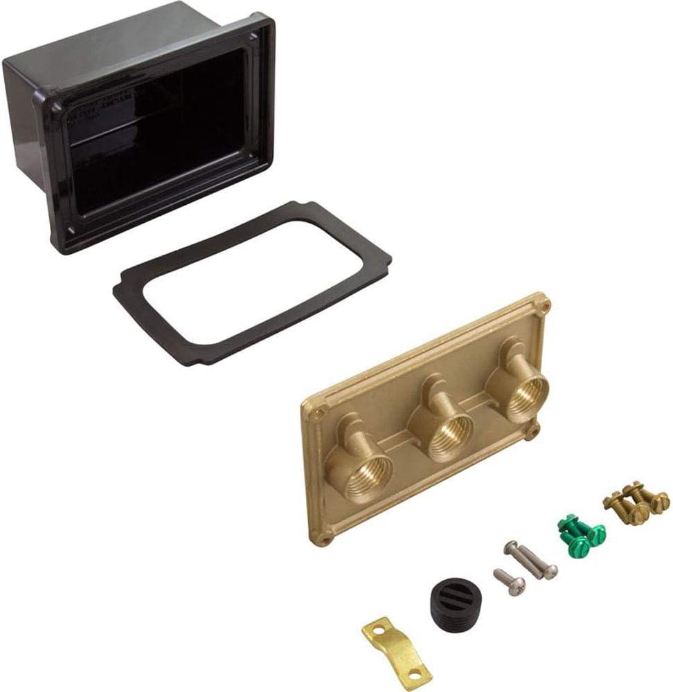 Pentair Junction Box Lexan 3 1-2in. Ports Black 78310500