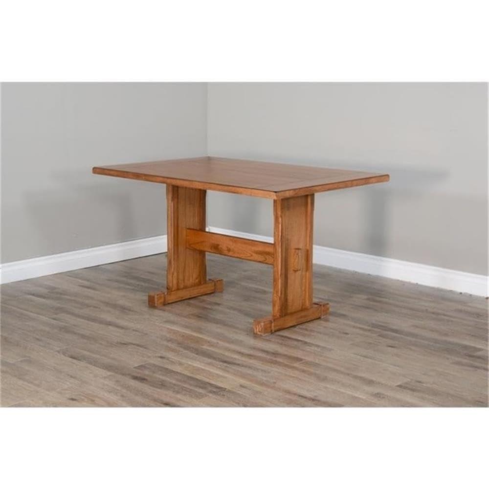 Pemberly Row 4-pieces Corner Dining Set/Breakfast Nook in Oak with Storage Space