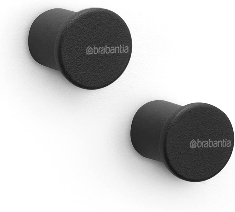 MindSet Knob Robe/Towel Hooks, Set of 2, in Mineral Infinite Gray