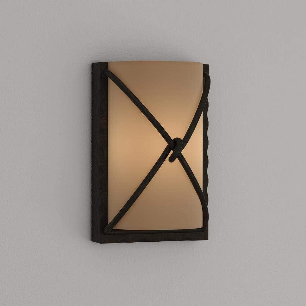 Minka Lavery 1974-1-138 Aspen II 1 Light Wall Sconce in Bronze